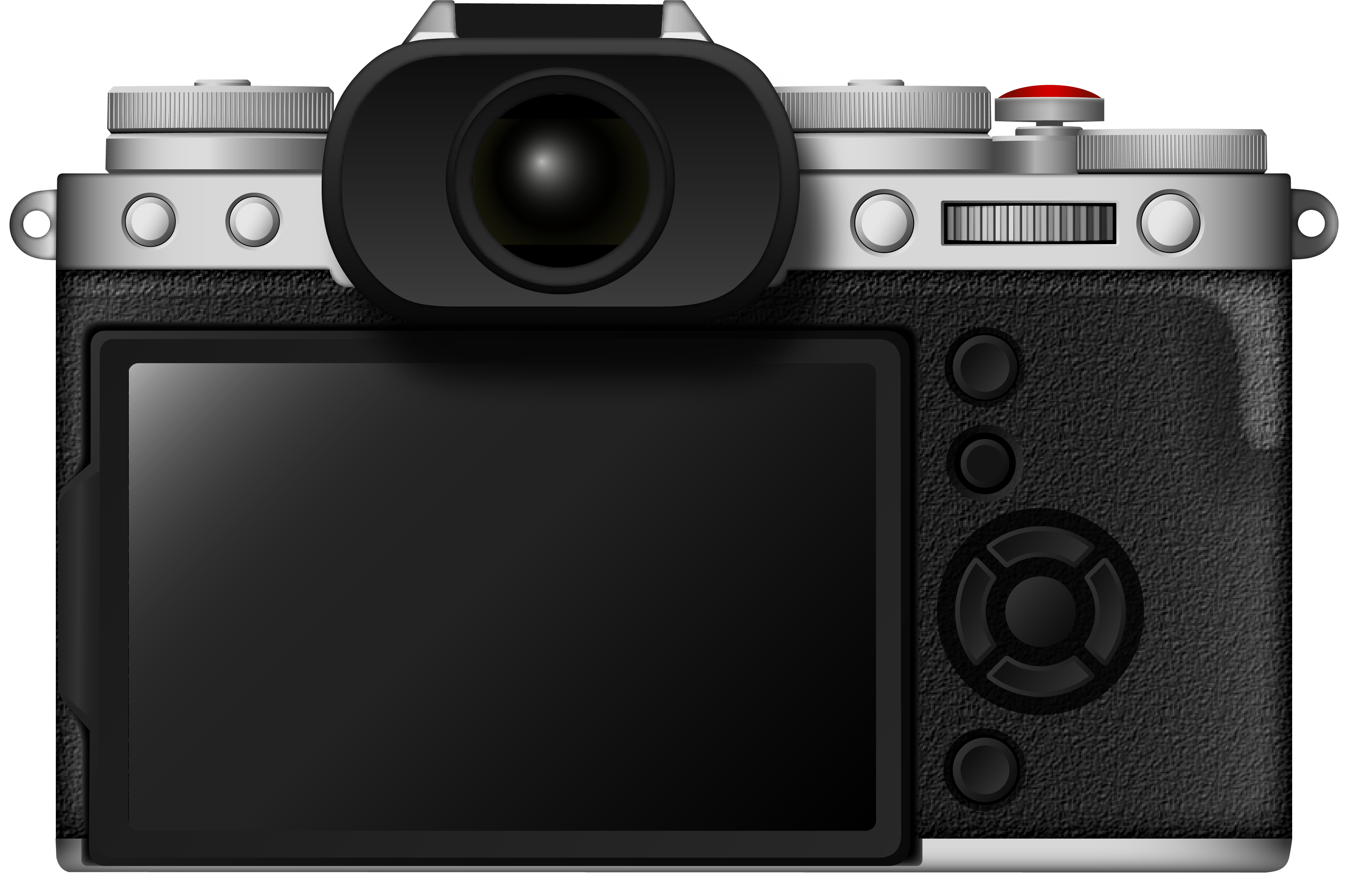 an illustration of a digital camera