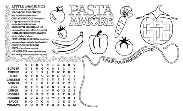 Thumbnail of little bambinos kids menu